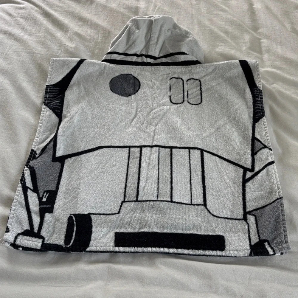Star Wars Kids Hooded Towels Toddler Size Darth Vader & Stormtrooper Set